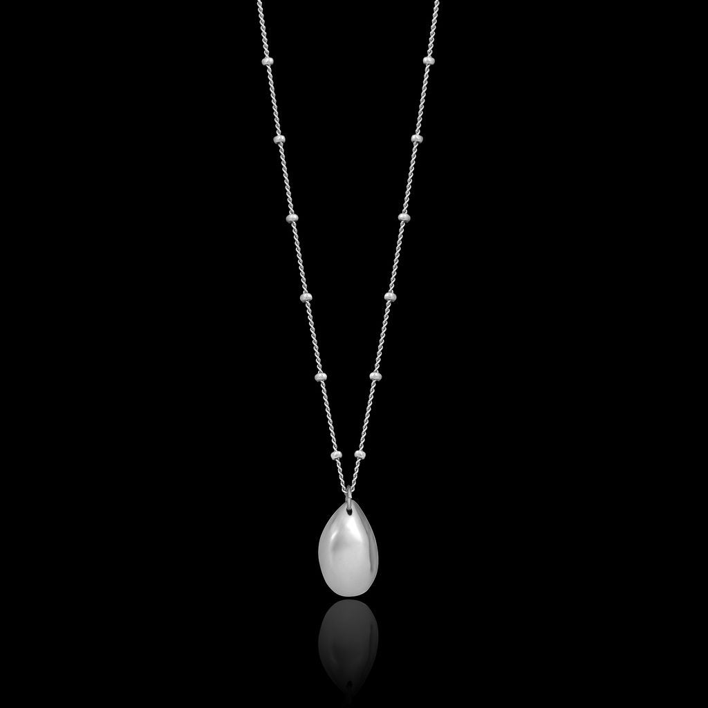 Seed Charm Necklace - Sterling Silver