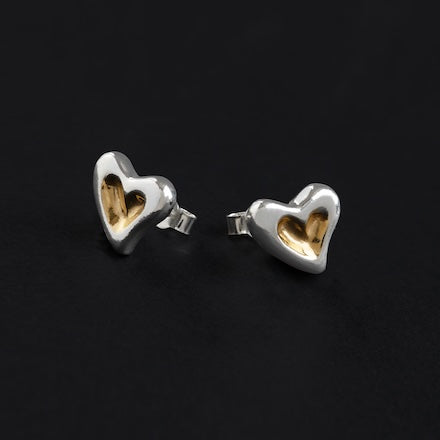 Sterling Silver Heart Ear-rings