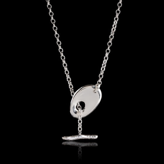 Lucky Pebble meets Driftwood Necklace