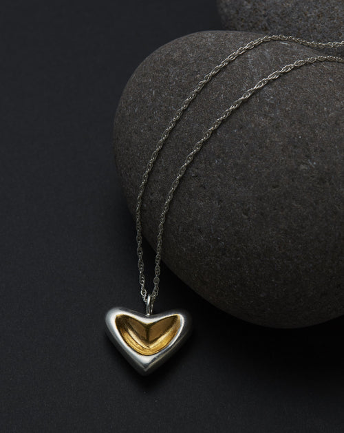 Elsie & May Gold Heart Necklace